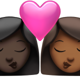 Bacio: Donna, Donna, Carnagione Scura, Carnagione Medio-Scura