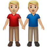 Due Uomini Che Si Tengono Per Mano: Carnagione Medio-Chiara