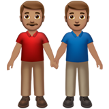 Due Uomini Che Si Tengono Per Mano: Carnagione Media