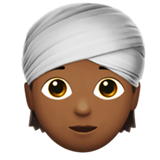 Persona Con Turbante: Carnagione Medio-Scura