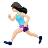 Donna Che Corre: Carnagione Chiara