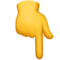 إصبع لأسفل