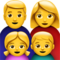 عائلة: رجل، امرأة، فتاة، صبي