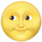 Vollmond Mit Gesicht