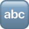 Eingabesymbol Lateinische Buchstaben