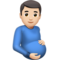 رجل حامل: بشرة فاتحة