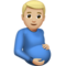 رجل حامل: بشرة فاتحة متوسطة