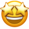 وجه بعينين على شكل نجمة