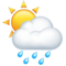 Sonne Hinter Regenwolke