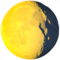 Abnehmender Dreiviertelmond