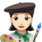 رسامة: بشرة فاتحة