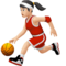 Frau Mit Ball: Helle Hautfarbe
