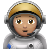 Astronauta: Tom de Pele Médio