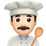 Cozinheiro: Tom de Pele Claro