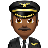 Piloto De Avião Homem: Tom de Pele Médio-Escuro