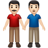 Dois Homens De Mãos Dadas: Tom de Pele Claro