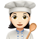 Cozinheira: Tom de Pele Claro
