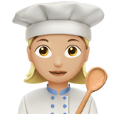 Cozinheira: Tom de Pele Médio-Claro
