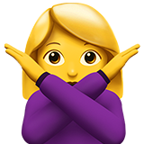 Mulher Fazendo Gesto De “Não”