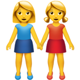 Duas Mulheres De Mãos Dadas