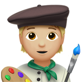 Художник: світлий тон шкіри для Apple iOS 18.4