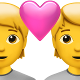 Пара с сердцем: Человек, Человек для Apple iOS 18.4