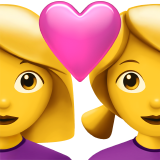 Закохана пара: жінка жінка для Apple iOS 18.4