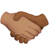 Рукостискання: середній тон шкіри темний тон шкіри для Apple iOS 18.4