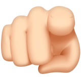 Указательный палец на себя: очень светлый тон кожи для Apple iOS 18.4