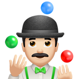 Чоловік-жонглер для Apple iOS 18.4