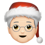 Санта: дуже світлий тон шкіри для Apple iOS 18.4