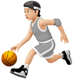 Баскетболіст: дуже світлий тон шкіри для Apple iOS 18.4