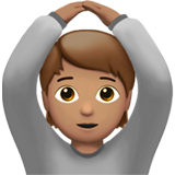 Человек за: средний тон кожи для Apple iOS 18.4