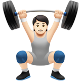 Важкоатлет: дуже світлий тон шкіри для Apple iOS 18.4