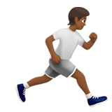 Людина біжить праворуч: середньо-темний тон шкіри для Apple iOS 18.4