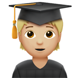 Учень: світлий тон шкіри для Apple iOS 18.4