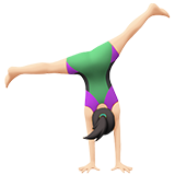 Жінка-акробат: дуже світлий тон шкіри для Apple iOS 18.4