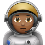 Astronaute: Peau Mate pour Apple iOS 26.4