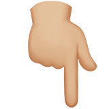 第反手食指向下指: 中等-浅肤色号为第Apple iOS 26.4号