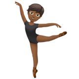 Bailarina: Tom de pele médio-escuro para Apple iOS 26.4