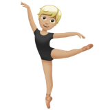 Bailarina: Tom de pele médio-claro para Apple iOS 26.4