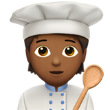 Chef De Cozinha: Pele Morena Escura para Apple iOS 26.4