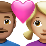 Pasangan Berhati - Pria: Warna Kulit Sedang, Wanita: Warna Kulit Sedang-Terang untuk Apple iOS 26.4