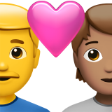 <p>Couple With Heart: Uomo, Persona, Nessuna tonalità di pelle, Tonalità di pelle media</p> per Apple iOS 26.4