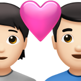 Kalpli Çift: Kişi, Erkek, Açık Ten Rengi için Apple iOS 26.4