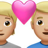 Couple avec cœur : personne, homme, teint moyen-clair pour Apple iOS 26.4