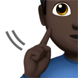 Homme Sourd: Peau Foncée pour Apple iOS 26.4