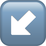 Seta Para Baixo E Para A Esquerda para Apple iOS 26.4