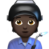 Ouvrier (Tous Genres): Peau Foncée pour Apple iOS 26.4