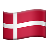 Flag: Denmark for Apple iOS 26.4